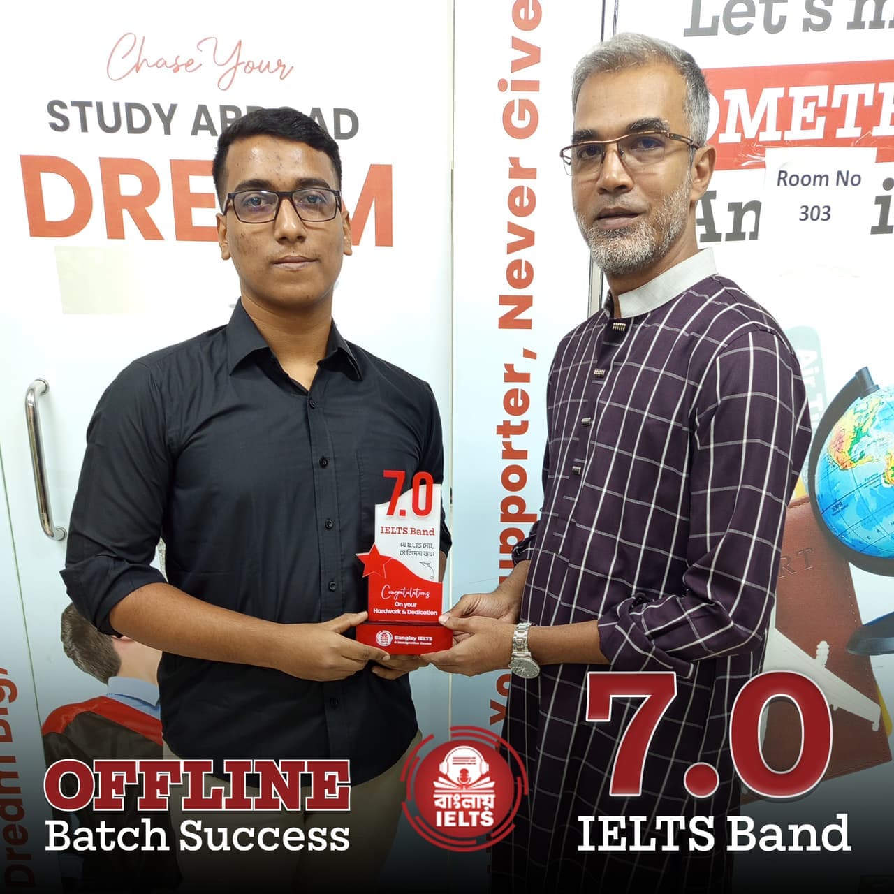 Banglay IELTS success story — IELTS band 7