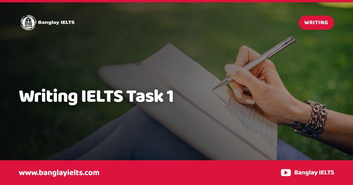 Writing IELTS Task 1