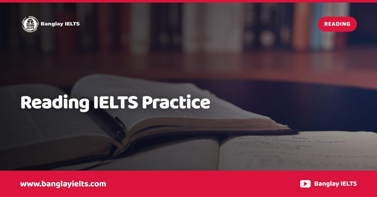 Reading IELTS Practice
