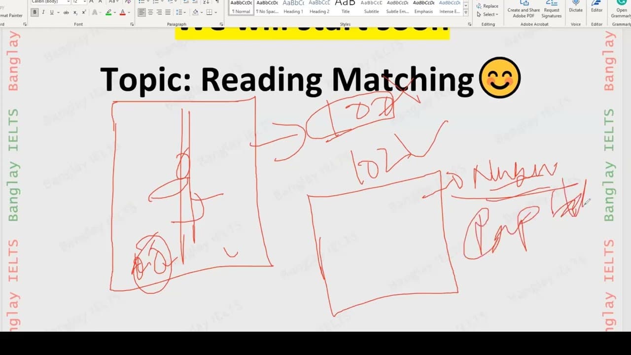 Overall Reading Tips - Part 4