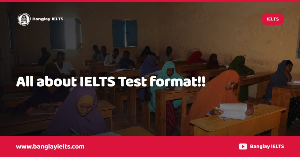 All about IELTS Test format!!