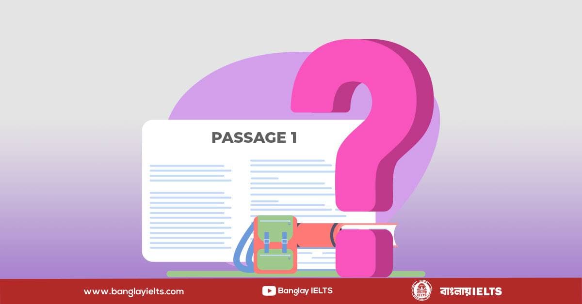 Reading এর question type নিয়ে বিস্তারিত!