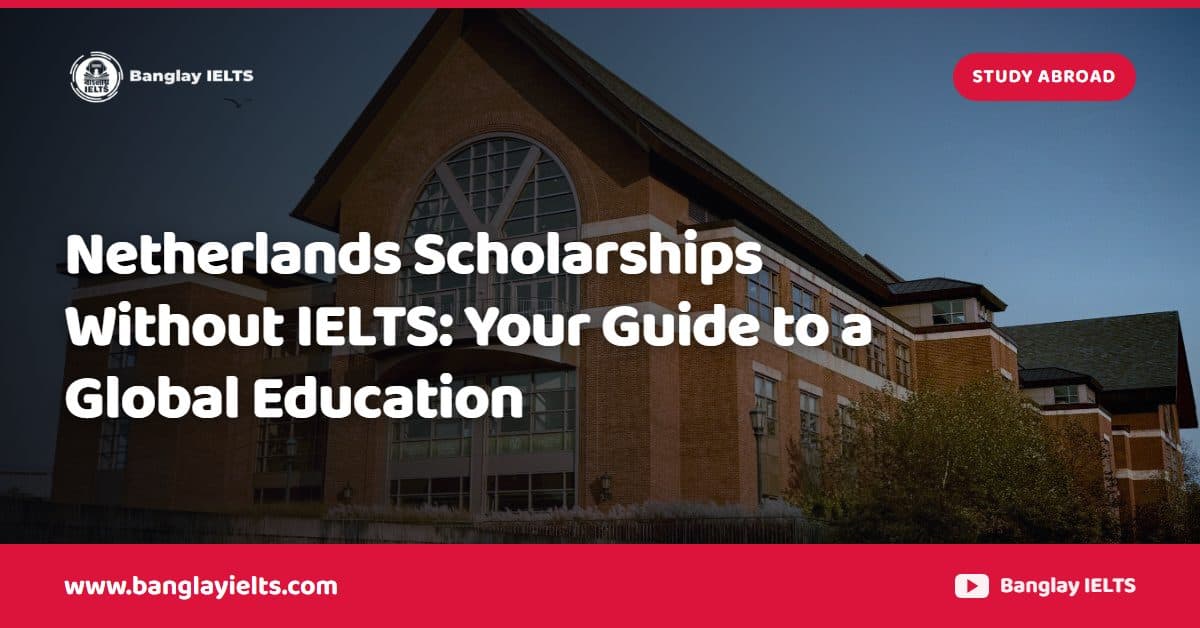 Netherlands Scholarships Without IELTS: Your Guide to a Global Education