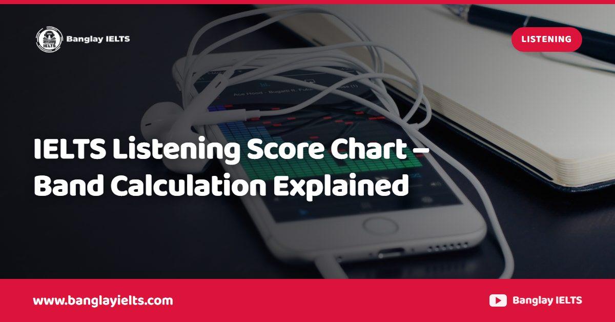 IELTS Listening Score Chart – Band Calculation Explained