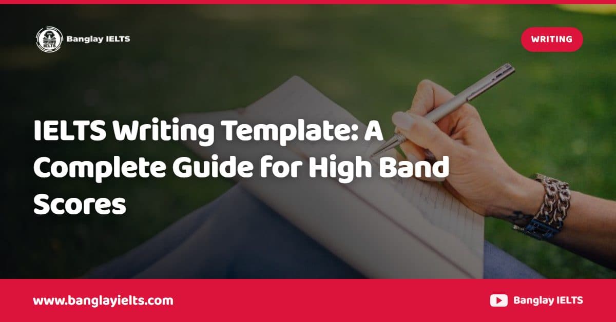 IELTS Writing Template: A Complete Guide for High Band Scores