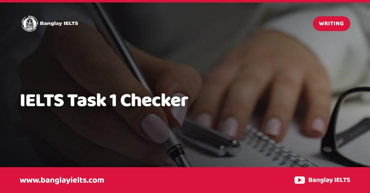 IELTS Task 1 Checker
