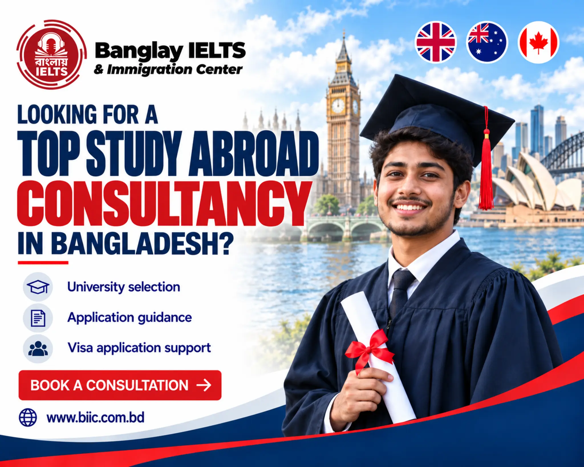 Study Abroad Consultancy In Bangladesh | BIIC