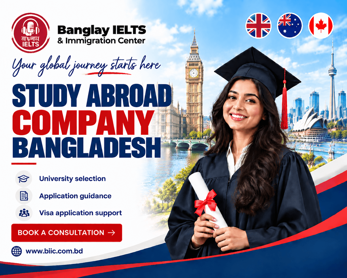 Study Abroad Company Bangladesh | BIIC