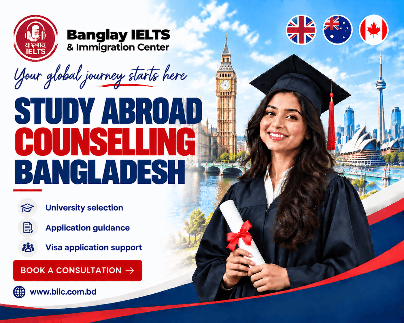 Study Abroad Counselling Bangladesh | BIIC